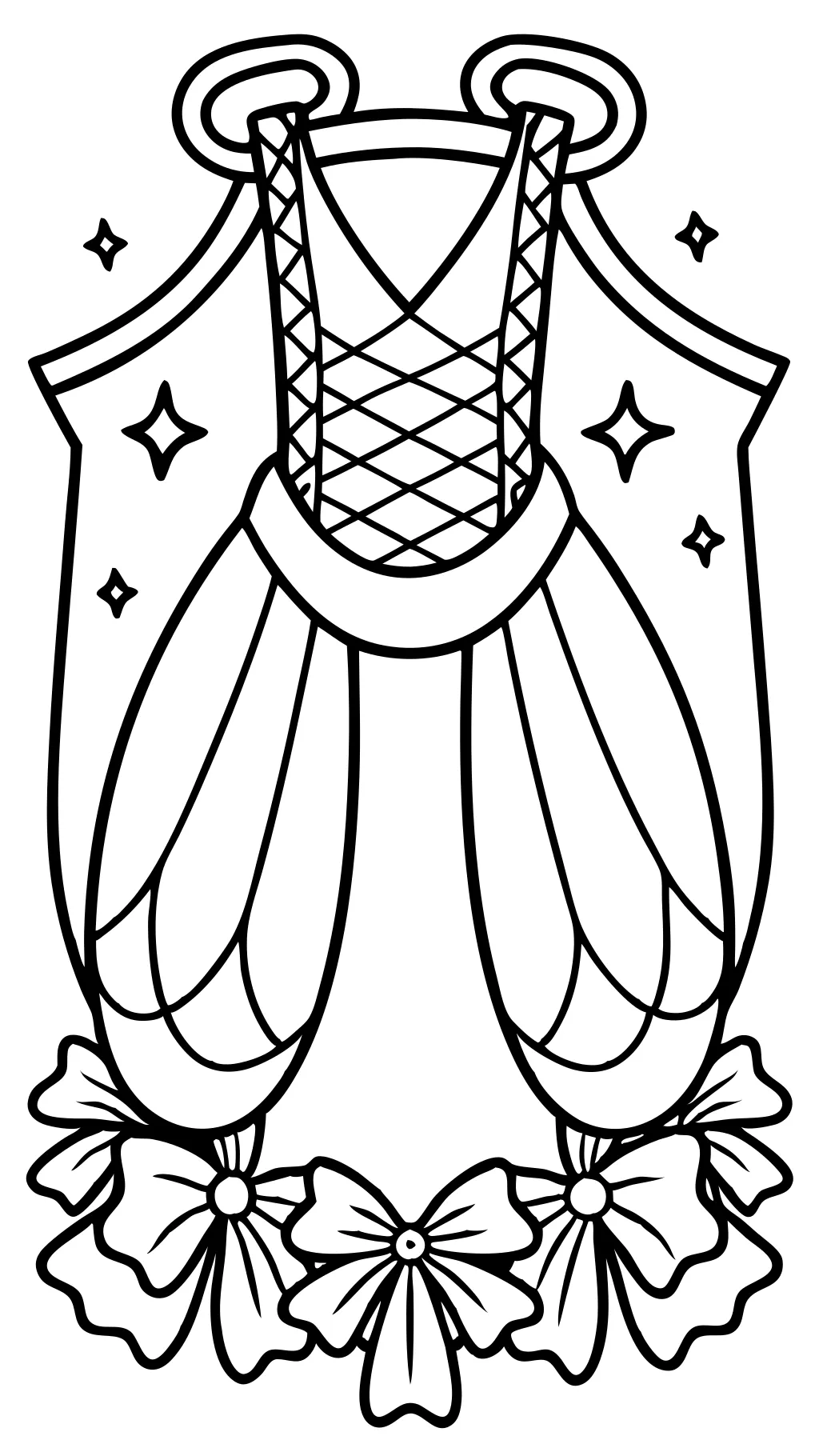 ballet slippers coloring pages